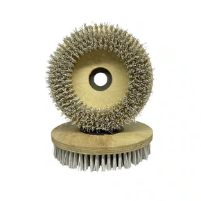 Escova de Nylon para Enceradeira 350mm com Flange