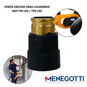 Porta Escova de Carvão Para Lixadeiras de Parede Menegotti MLP 710 LED / 750 LED - CÓD: 29114477