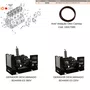 Anel de Vedação Óleo 19317085 P/ Gerador Big BD 44.000 E3