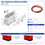 Anel Vedação Agua Camisa Gerador BIG BD-44.000 E3 19317090