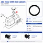Anel Vedação Tampa Óleo para Motor BD 30.0hp Branco Original