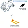 Armação Roda Transpallet Manual 2.0 Ton V2 Menegotti Manual