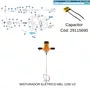 Capacitor para Misturador Elétrico 1200 V2 Menegotti