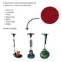Disco Vermelho para Enceradeira de 410mm para Limpeza Leve
