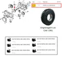Engrenagem Loc para Motor BFDE 385/1800 RPM Buffalo Original