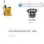 Filtro Pulverizador BF 20L 2-em-1 - Buffalo Original