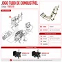 Jg. Tubo de Combustível CÓD: 11501315 Motor BD 39.0 Branco