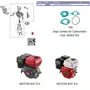 Jogo Juntas Carburador para Motor B4T8.5hp Branco Original