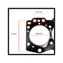 Junta do Cabeçote 13151180 Para Motor Diesel 39.0cv - Branco
