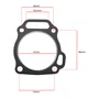 Junta Cabeçote Vedação Branco Original Para Motor B4T 15.0HP Cor:Única;Tamanho:Único