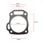 Junta Vedação do Cabeçote para Motor B4T 7.0hp - Branco Cor:Única;Tamanho:Único