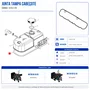 Junta Tampa do Cabeçote 13151170 P/ Motor BD 39.0cv - Branco