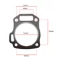 Junta Vedação do Cabeçote para Motor B4T 7.0hp - Branco Cor:Única;Tamanho:Único