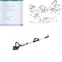 Manipulo de Aperto Lixadeira de Parede MLP750 Led - 29114738