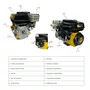Motor á Gasolina BFG 4T 7.5hp Rental Partida Manual Buffalo