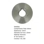 Polia Motora Aluminio 44x15mm Betoneira 120/150L Menegotti