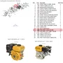 Prisioneiro M8X1.25X34 ZN/BR Motor 6.5/7.0HP Buffalo Original