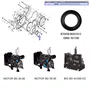 Retentor DR55X75X12 P/ Motores BD 30/39.0hp Branco 19317300