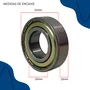 Rolamento Esfera Radial 6205 Z para Betoneira 400 L 25x52x15