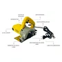 Serra Mármore Makita 1300w Amarela 110mm 220v Menegotti