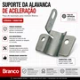 Suporte de Fixação Para Roçadeira BR33 A - Branco Original