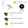 Ventoinha para Motor BFG (E) 7.5/8.5hp Rental/Marine Buffalo