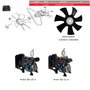 Ventoinha para Motor BD 39.0/52.0CV-Gerador BIG/BD Branco